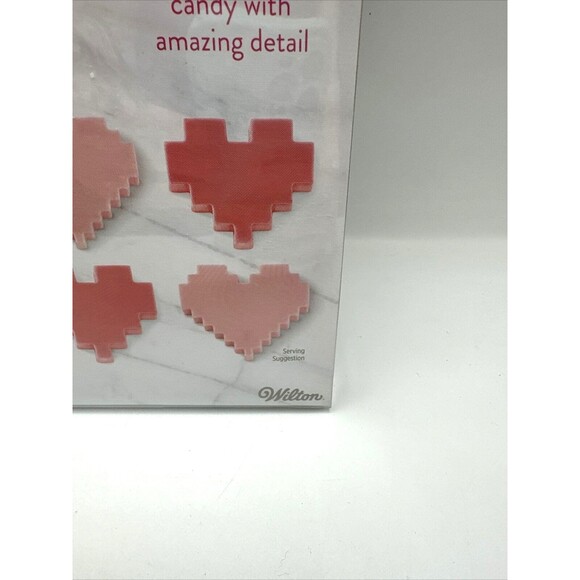Wilton Heart Silicone Candy Mold Valentine Nerdy Nummies RO NEW - Picture 2 of 3